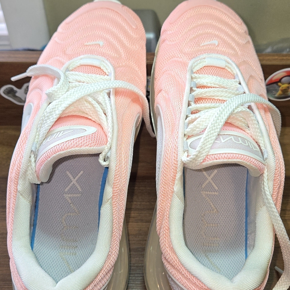 Nike Air Max 720 Bleached Coral/Summit Wht 8w - Picture 5 of 6